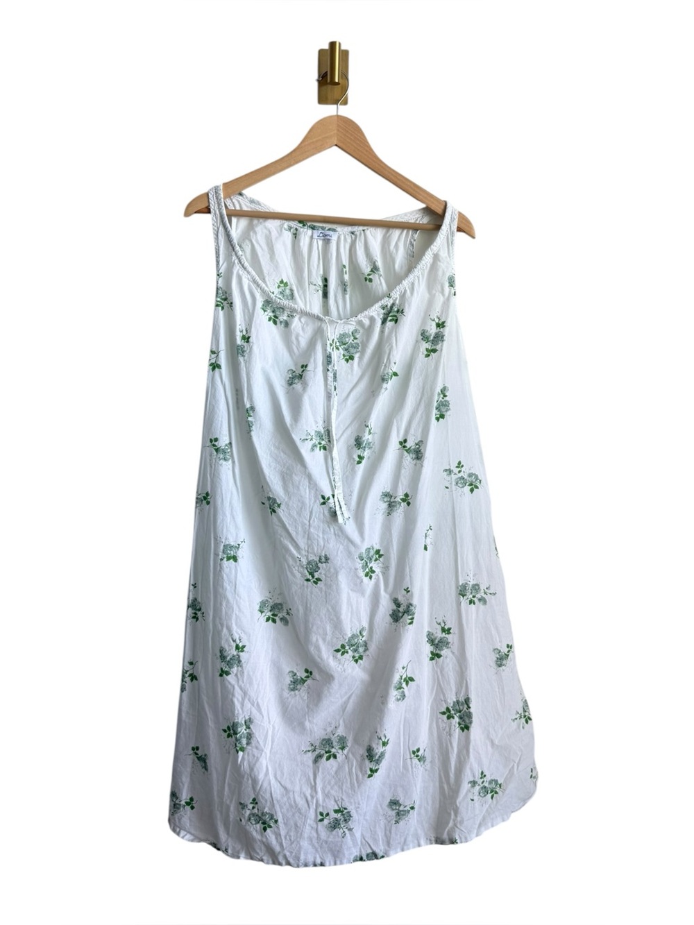 Domi Women's Organic Cotton Floral Oversized Nightgown Sleep Dress Size S